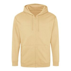 Awdis Mens Full Zip Hoodie / Desert Sand